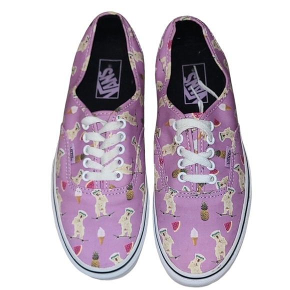 VANS☆ Light purple with Skateboarding dogs - Picture 2 of 8